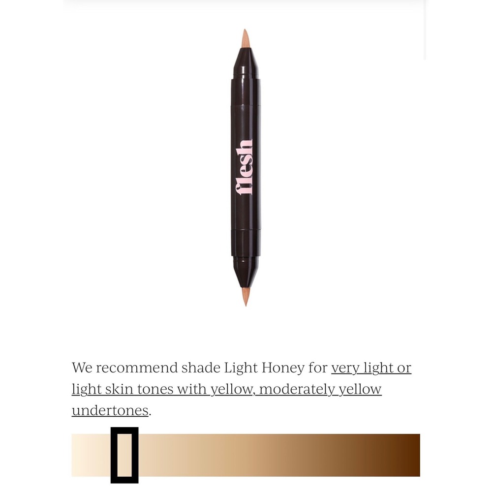 Flesh Hide The Evidence Double Concealer 03 Light Honey Dual Ended Stick 0.08oz